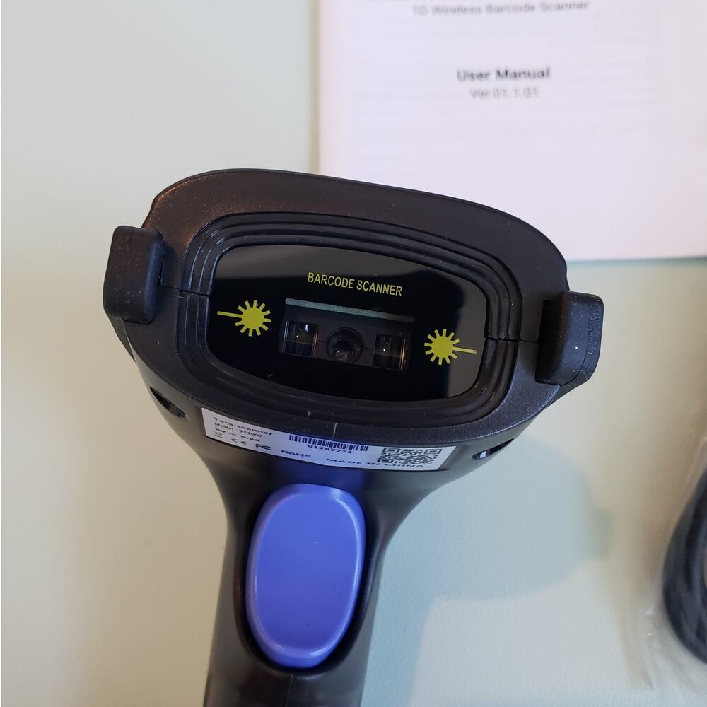 Tera TS100C Handheld Wireless CCD Barcode Scanner – Open Box